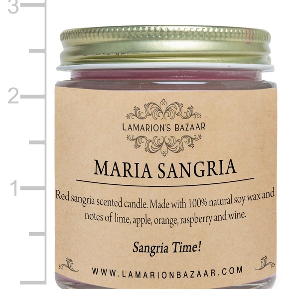 RITA MARGARITA + MARIA SANGRIA-Set of 2 -Lime Margarita & Red Sangria Candle kit - Picture 7 of 7